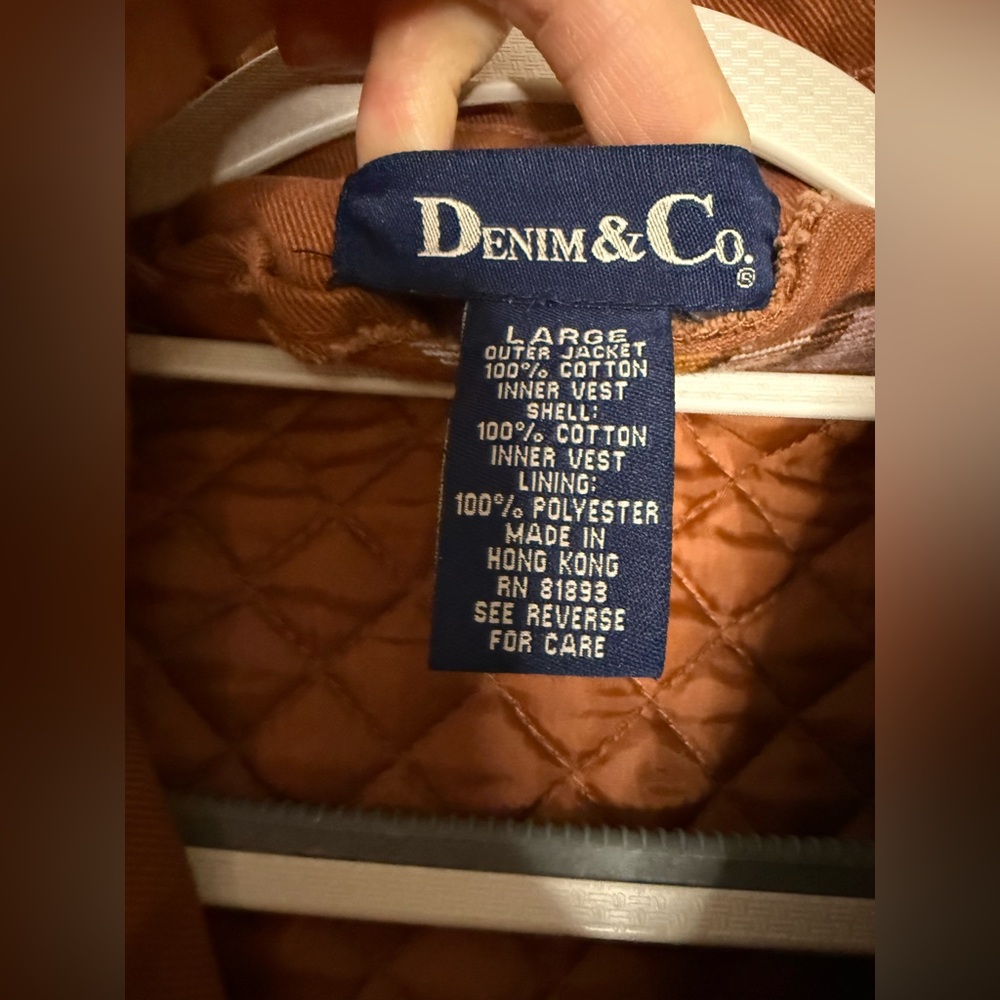 Denim&Co Men's Tan Field Jacket - Picture 5 of 6